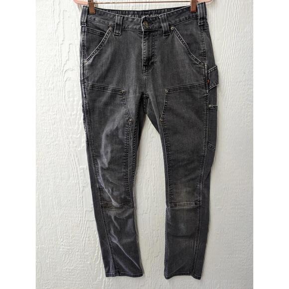 Dovetail The Maven Slim Gray Work Jeans Construction Forestry Women's 8 - Picture 1 of 8